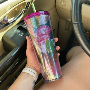 Starbucks mushroom tumbler